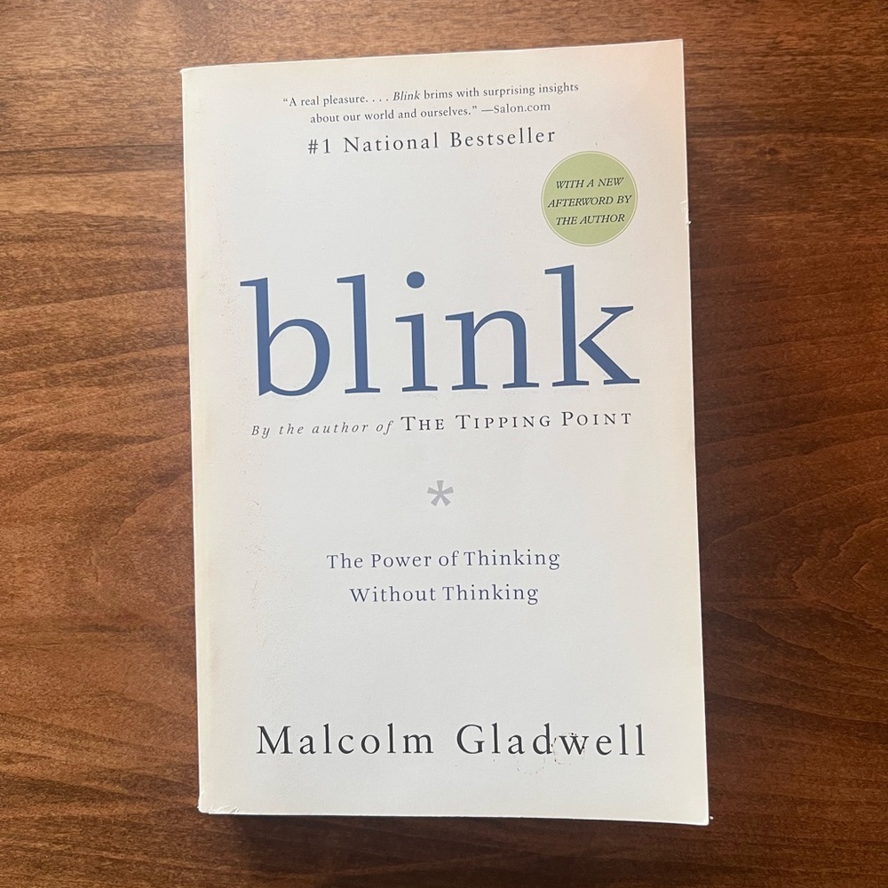 Blink by Malcolm Gladwell Book